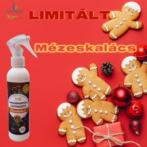 Cleanne fresh! Lakásparfüm és légfrissítő - Mézeskalács